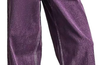 Flamingals Wide Leg Jeans for Women Mid Waist Baggy