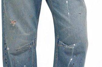 Mewunan Womens Pull-On Barrel Jeans Mid-Low Rise