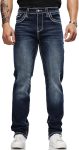 Men's Stretch Denim Jeans Classic Jeans with