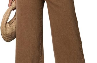 DOKOTOO Women's Casual High Waisted Jeans Stretch