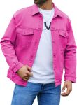 Bindefon Denim Jackets for Men Trucker Jean Jacket