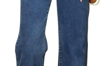 Sidefeel Women's Jeans High Waisted Straight Leg