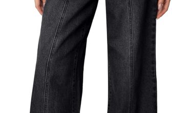 Sidefeel Women's Wide Leg Jeans High Waisted Stretchy