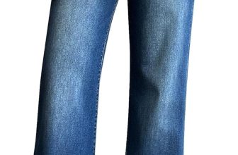 roswear Women's Wide Leg Jeans Casual High Waisted