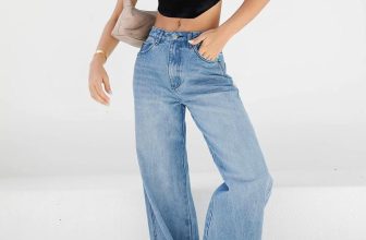 EMMIOL Women's 2026 Wide Leg Jeans Distress Mid Waist