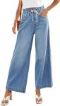 GRAPENT Wide Leg Jeans for Women Stretch High Wasited