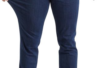 Mugsy Mens Jeans, Classic Fit, Stretch Denim Jeans for