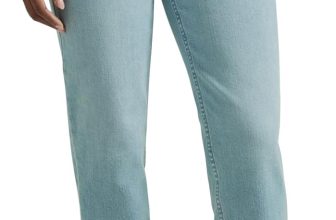 Lee Women's Legendary Mom Jean in One Tone, High Rise,