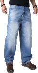 AITITIA Men's Wash Wide Leg Baggy Jeans