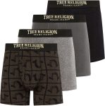 True Religion Mens Boxer Briefs Cotton Stretch