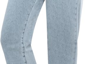 fitglam Women's Maternity Jeans Straight Leg Relaxed