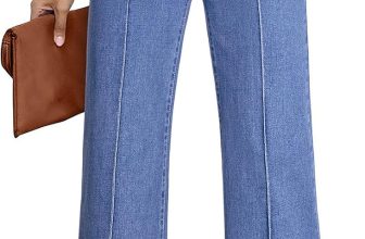 Sidefeel Womens Wide Leg Jeans Casual Baggy High