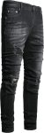 AITITIA Men's Ripped Jeans Taper Skinny Fit Stretch