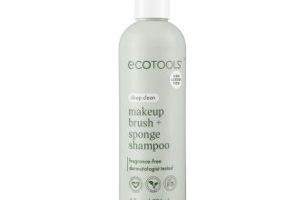 EcoTools Makeup Brush + Sponge Shampoo, Remove Makeup &