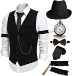 ZeroShop Halloween 1920s Mens Costume Peaky Blinders