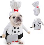 Dog Chef Costume - Halloween Scary Dog Costume with