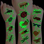 96PCS Glow in The Dark Bug Temporary Tattoos for Kids –