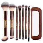 MAANGE 7 PCS Foundation Makeup Brush Set With Bag, Make