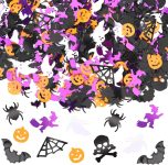 MARFOREVER Halloween Glitter Confetti Decorations,