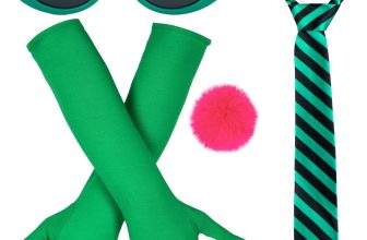 Eybila 4 Pcs Halloween Costume Accessories Stripe Tie