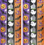 Halloweens Decoration Foil Fringe Backdrop - 2 Pack