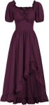 Scarlet Darkness Renaissance Dress Women Cottagecore