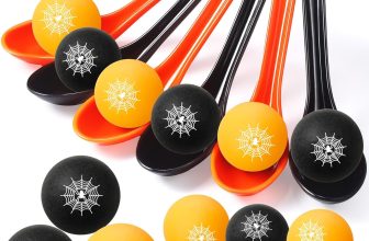 Soulchen 48 Pack Halloween Egg and Spoon Race Game