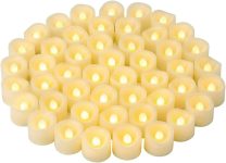 CANDLE IDEA 48 PCS LED Flameless Flickering Tea Lights