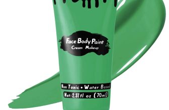 MEICOLY Green Face Body Paint for St Paddys Green Body