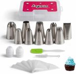 Cake Decorating Icing Piping Tip Set, 10 X-large