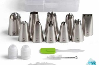 Cake Decorating Icing Piping Tip Set, 10 X-large