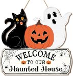 Halloween Decorations Door Hanging Sign, Halloween