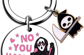 Halloween Gifts for Women Men Teens Ghostface Keychain