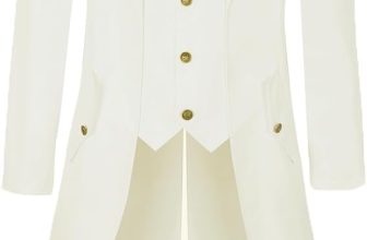 MOFOVELY Mens Pirate Coat Steampunk Jacket Tailcoat