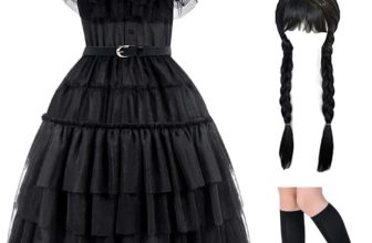Black costume girls dress for Kids Black Family