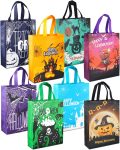 Aviski 8PCS Halloween Trick or Treat Bags, Non-Woven