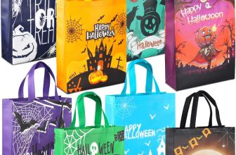 Aviski 8PCS Halloween Trick or Treat Bags, Non-Woven