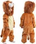 TONWHAR Toddlers Lion Costume, Soft Kids Halloween