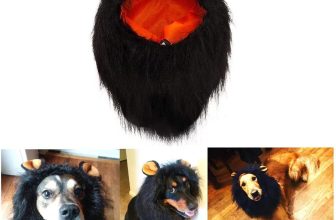 Funny Dog Costume, Lion Mane Wig for Dog Halloween