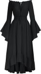 Scarlet Darkness Renaissance Dress Women Off Shoulder