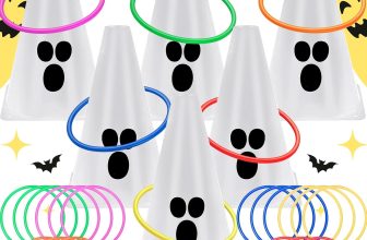 24 PcsHalloween Ring Toss Game Outdoor Carnival Party