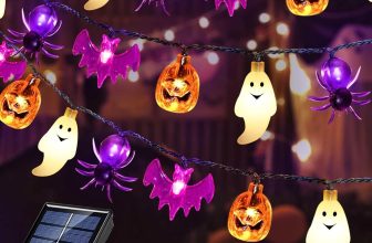 Solar Powered Halloween Lights, 40 LED, 8 Modes,