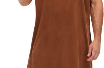 AOBUTE Adult Halloween Costume for Couple Mens Brown