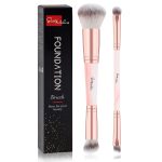 START MAKERS Makeup Brushes Dual Ended, 2Pcs Foundation