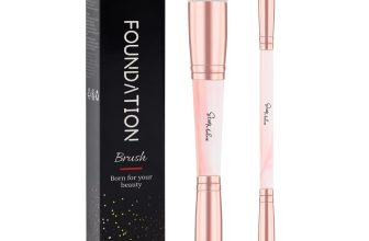START MAKERS Makeup Brushes Dual Ended, 2Pcs Foundation