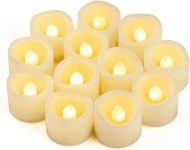 CANDLE IDEA 12 PCS LED Flameless Flickering Tea Lights