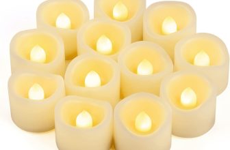 CANDLE IDEA 12 PCS LED Flameless Flickering Tea Lights