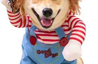 Dog Halloween Costume,Funny Chucky Dog Costume with Pet