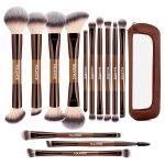 MAANGE 13 Pcs Foundation Makeup Brush Set With Bag,