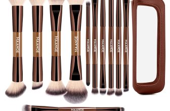 MAANGE 13 Pcs Foundation Makeup Brush Set With Bag,